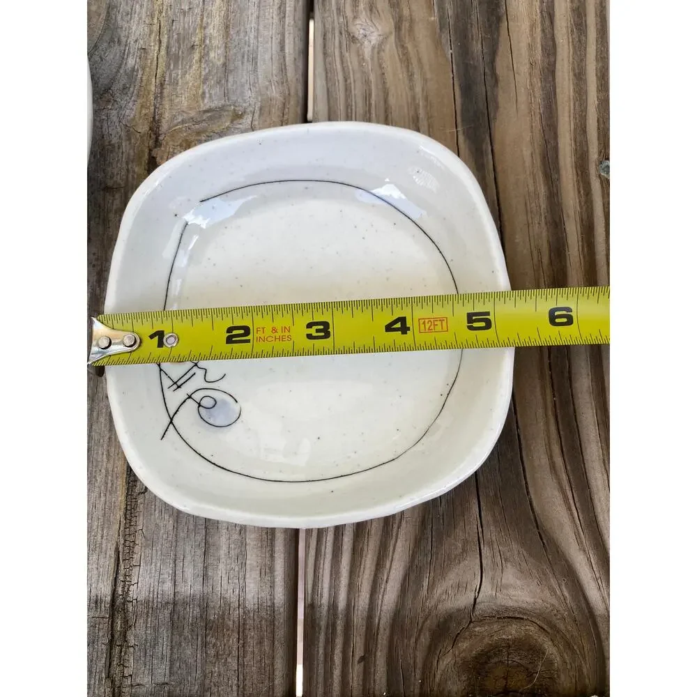 Decorative square dish set/2
